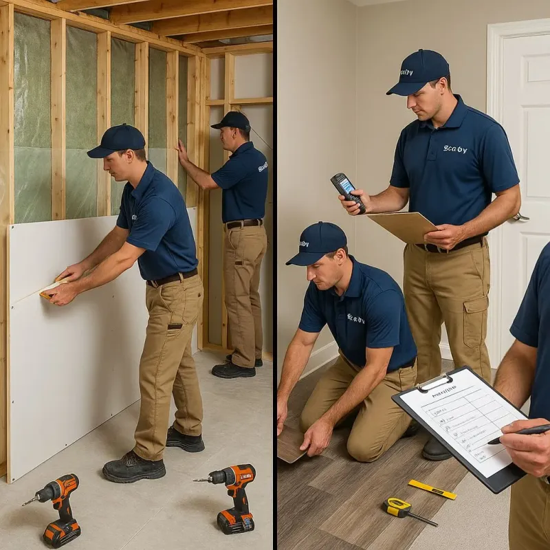 Repairs and Reconstruction process in Roebling, NJ