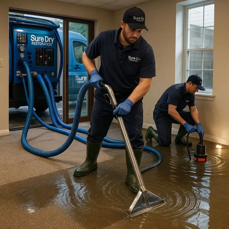 Water Extraction and Removal process in Roebling, NJ